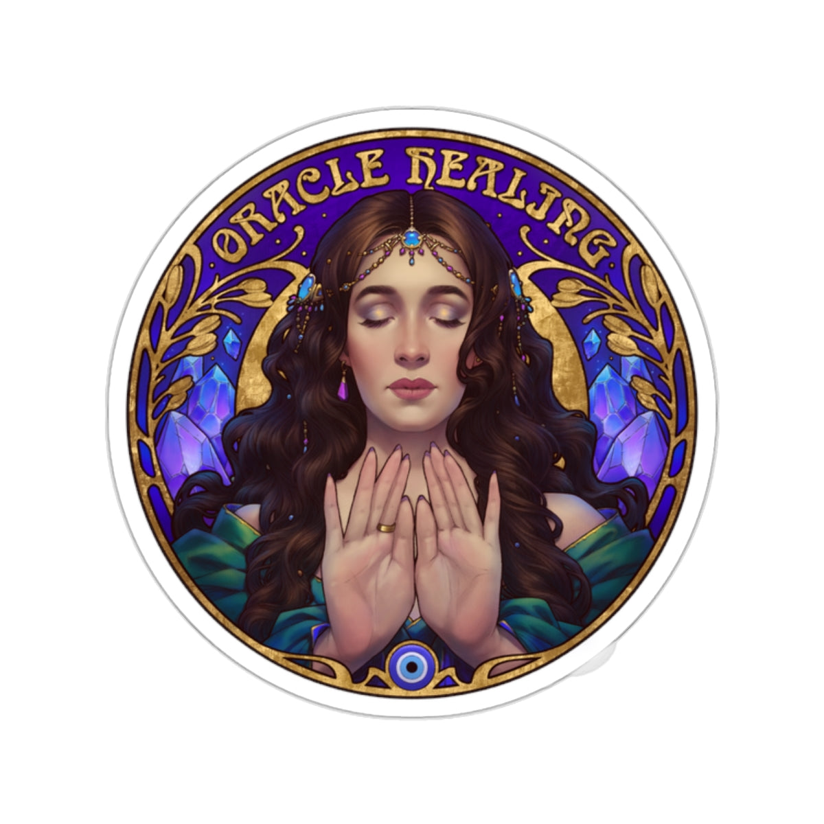 Reiki Healing Kiss-Cut Stickers